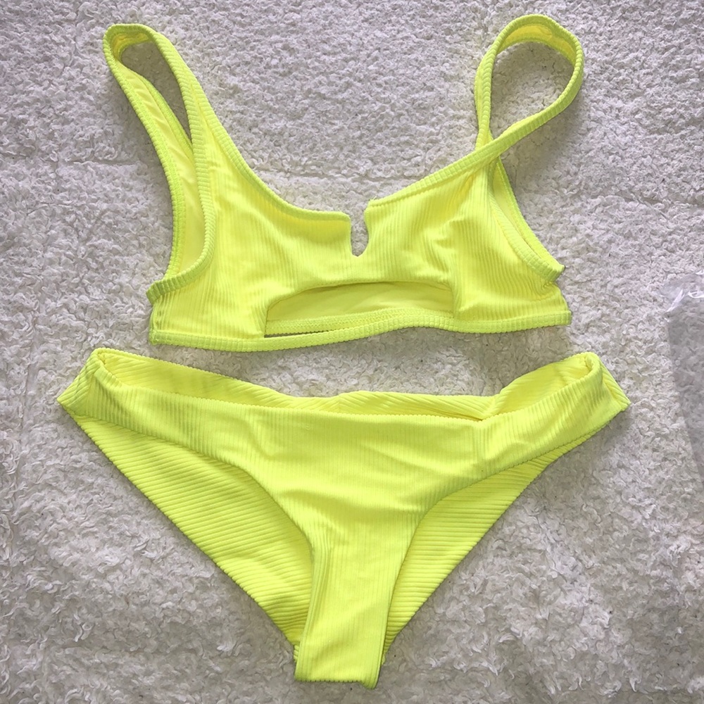 Cole x Greer Frankie’s bikinis very neon